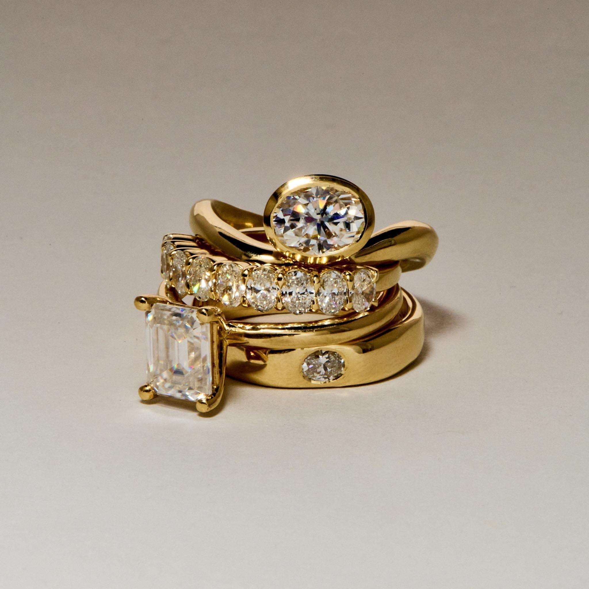 EFStudios The Monique Ring – Emerald Solitaire | Gold & Lab-Grown Diamonds