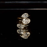 EFStudios The Nicole Ring - Oval East West Bezel Domed Ring