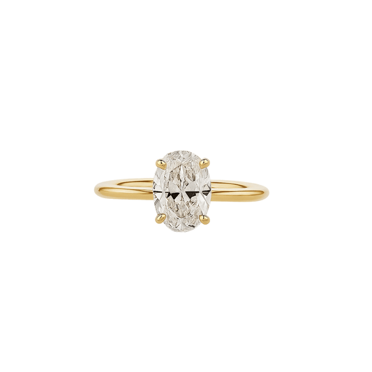 EFStudios The Sophie Diamond Ring - Oval Solitaire