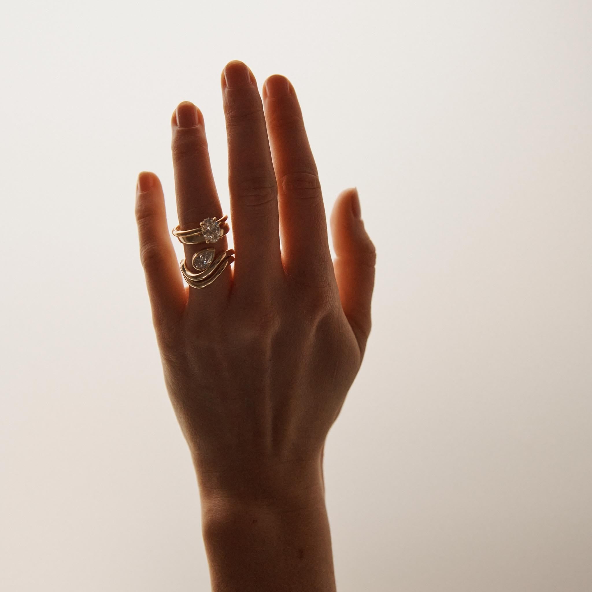 EFStudios The Sophie Diamond Ring - Oval Solitaire