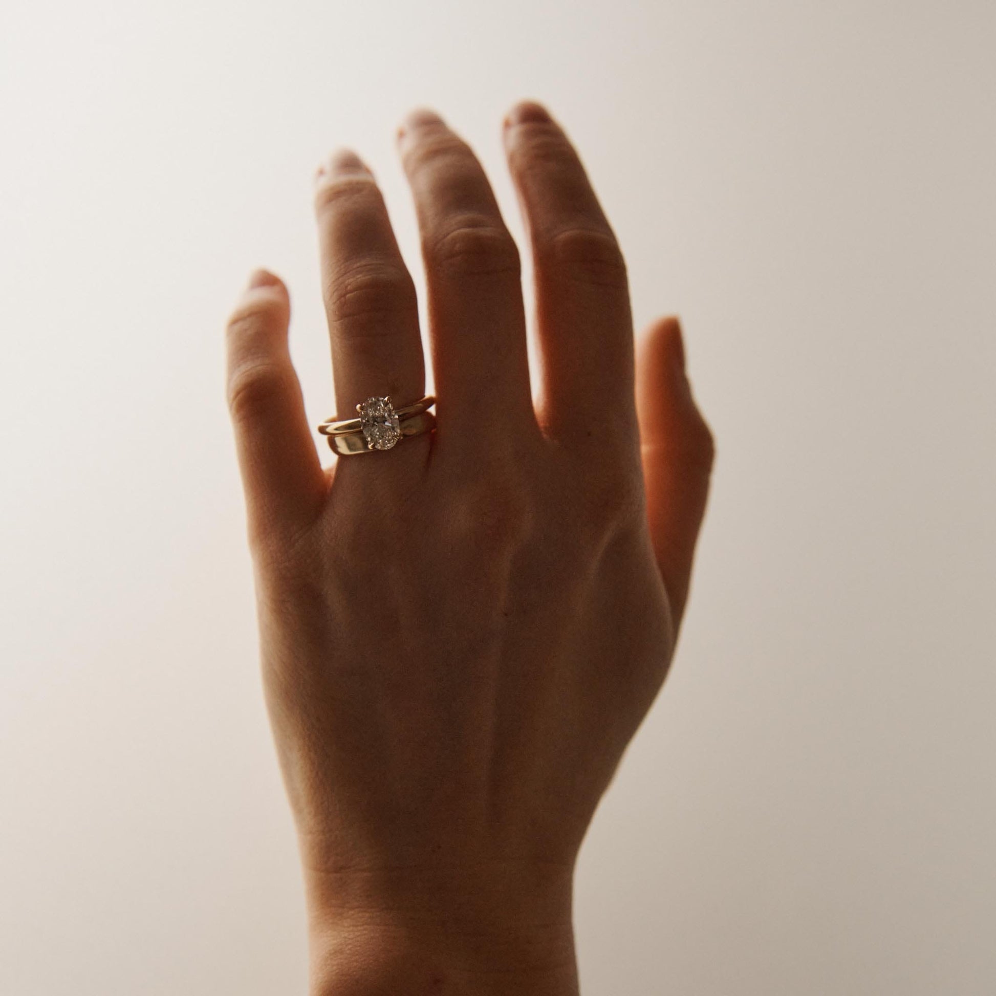 EFStudios The Sophie Diamond Ring - Oval Solitaire