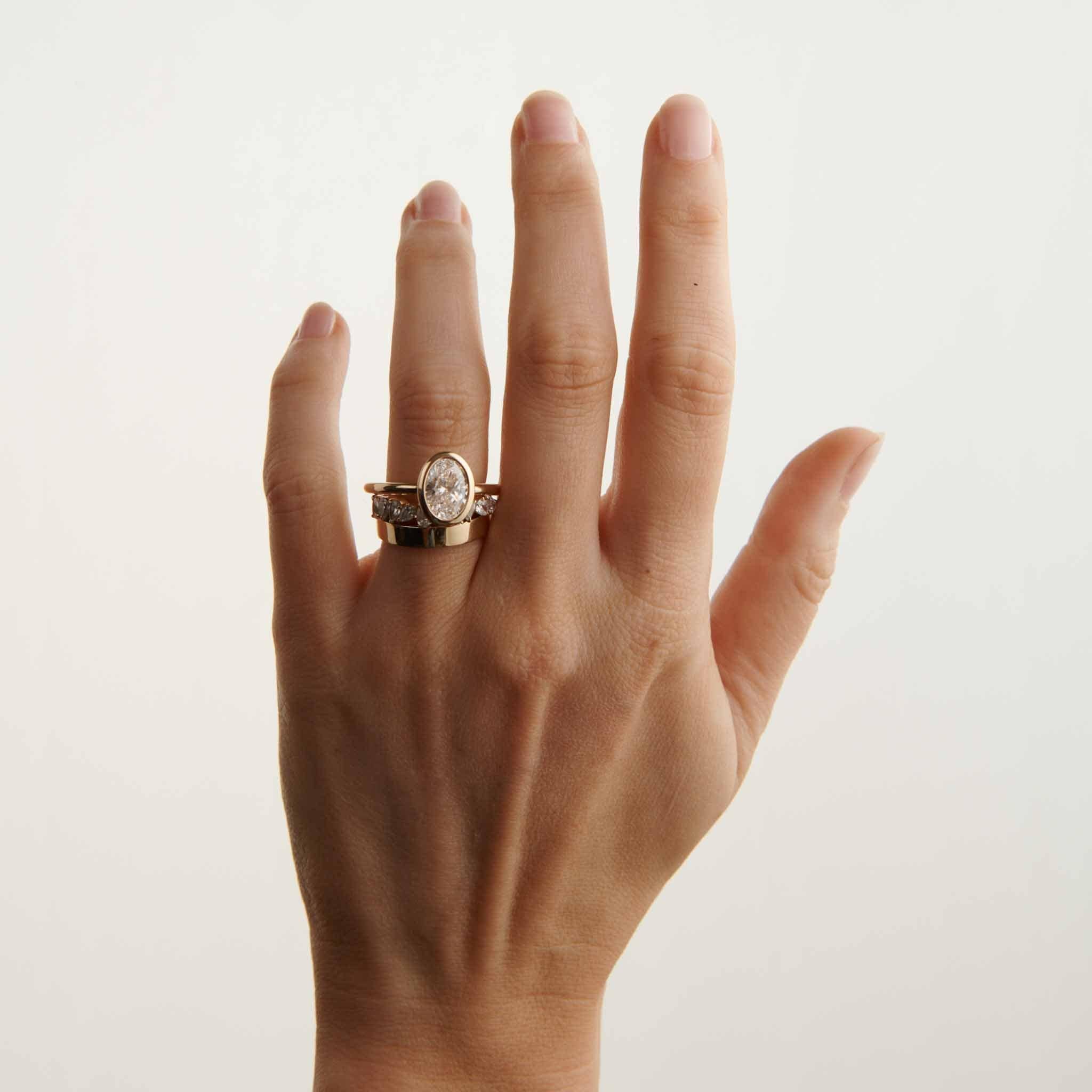 EFStudios The Stella Diamond Ring - Oval Bezel