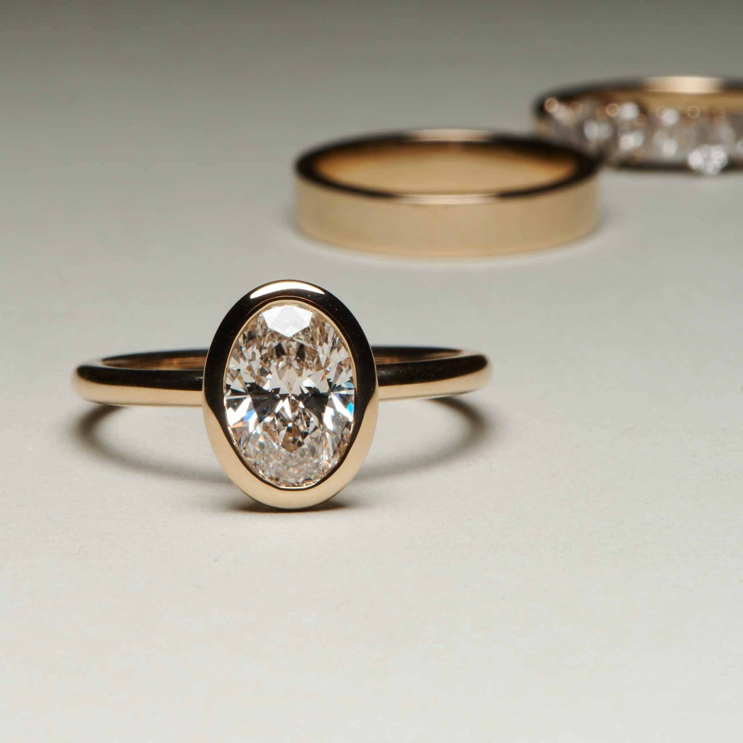 EFStudios The Stella Diamond Ring - Oval Bezel
