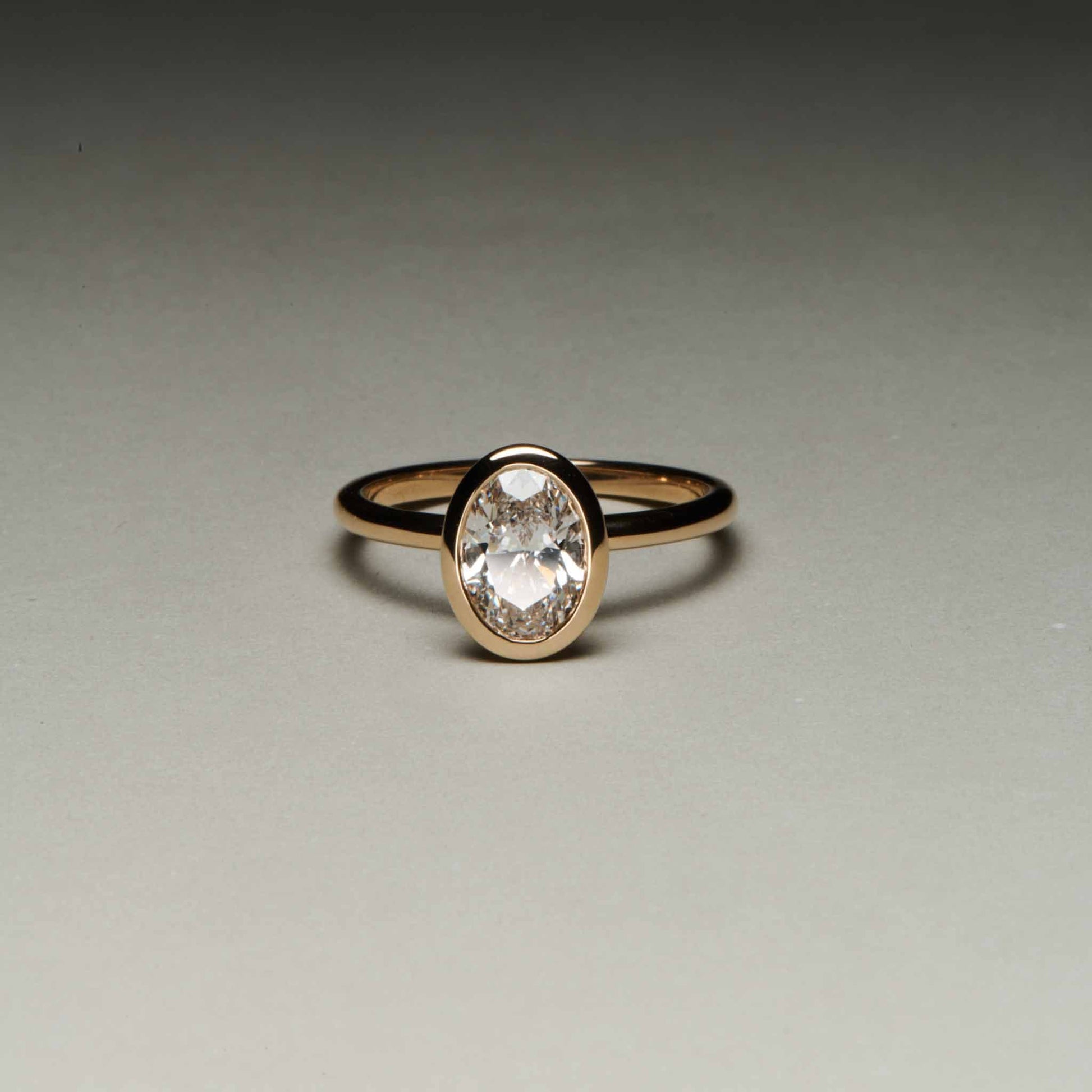 EFStudios The Stella Diamond Ring - Oval Bezel