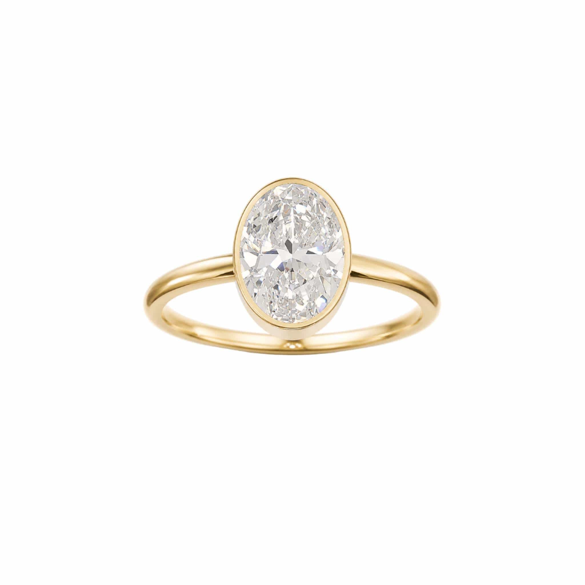 EFStudios The Stella Diamond Ring - Oval Bezel