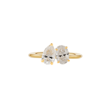 EFStudios Toi Et Moi Diamond Ring - Oval & Pear